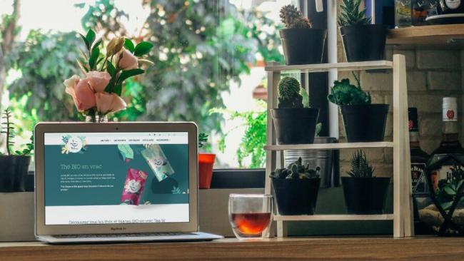 Création de la boutique en ligne de Tea W : thé bio en vrac