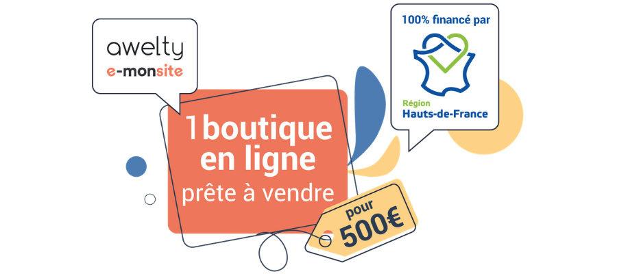 Un e-commerce en 24h financé par la Région Hauts-de-France