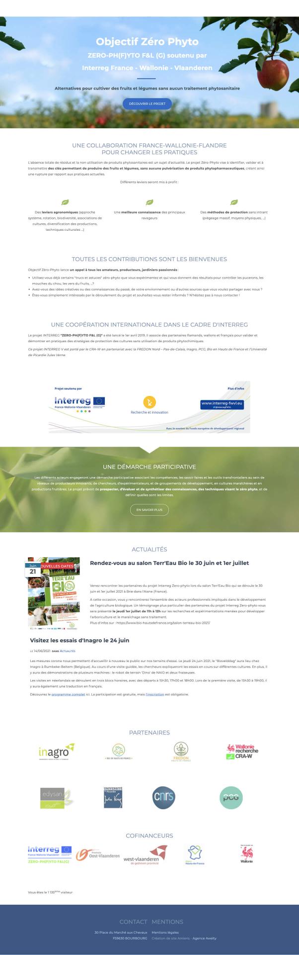 Site interreg zero phyto