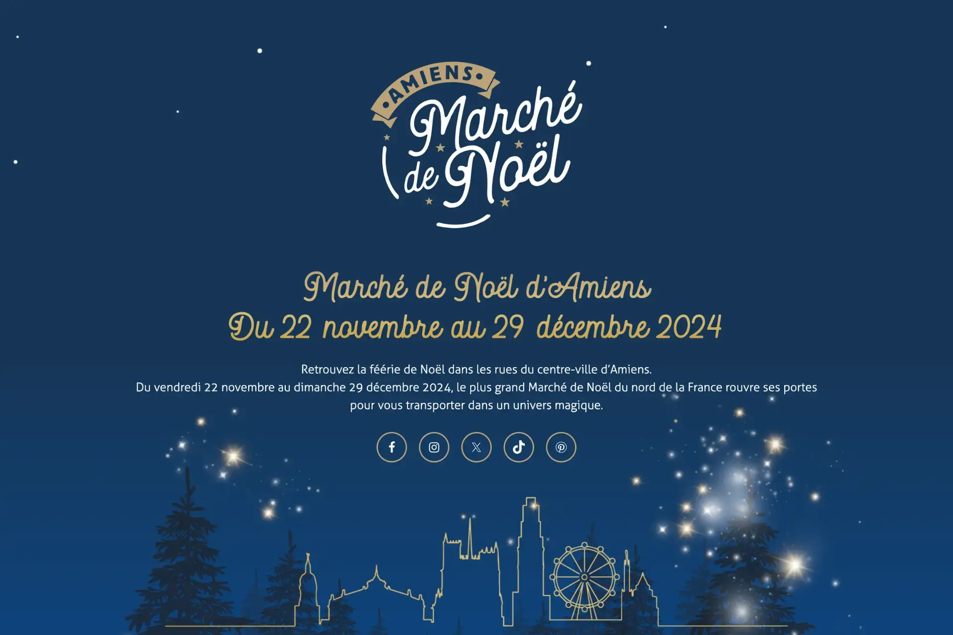 Marché de Noel Amiens