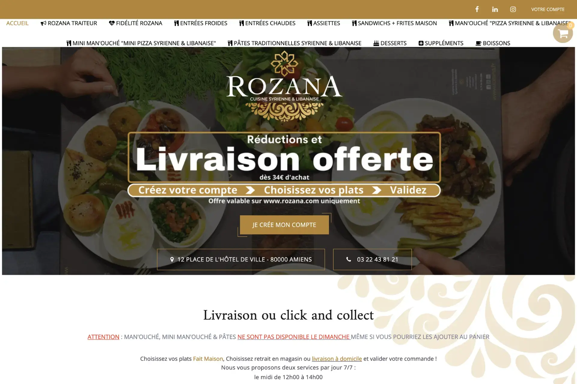 Rozana restaurant