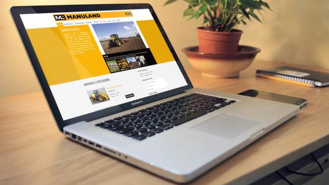 Awelty a créé le site web professionnel de Manuland
