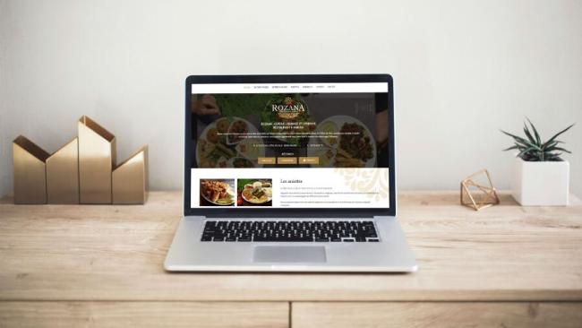 Création du site Internet Rozana : restauration libanaise