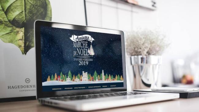Stratégie de communication web du Marché de Noël d'Amiens 2019