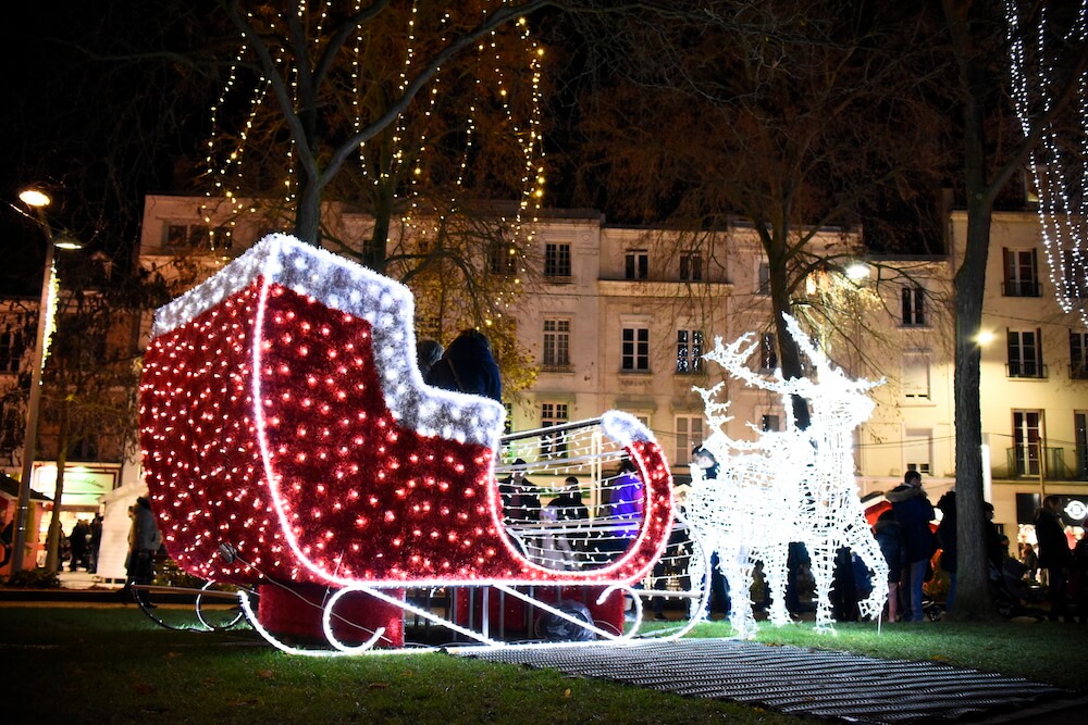 Traineau - Marché de Noël d'Amiens